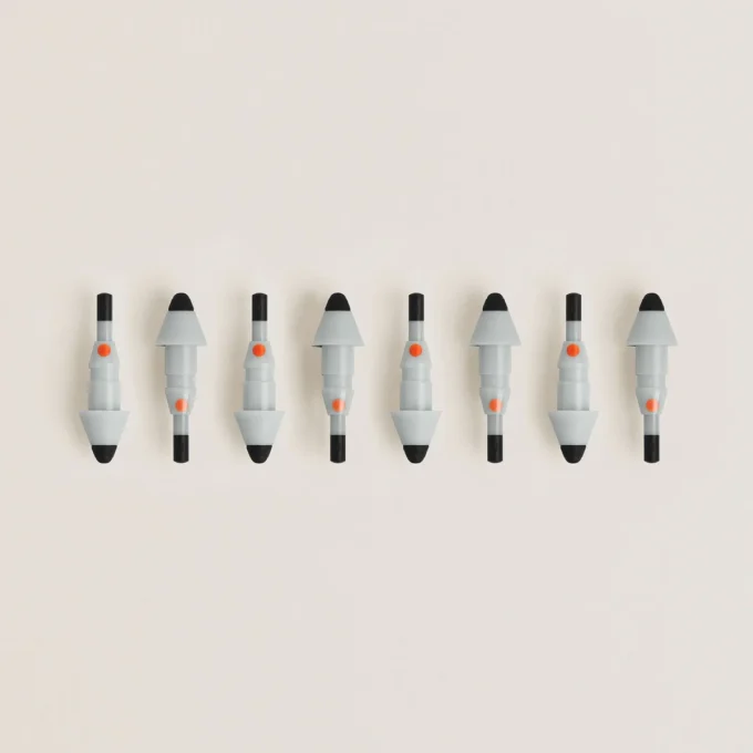 Punte di ricambio opache per penna digitale Montblanc grigia