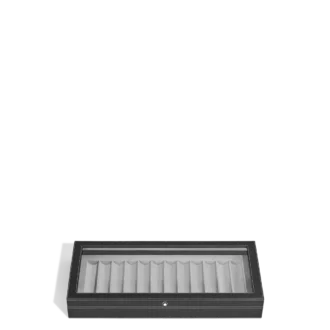 Scatola da collezione per 12 strumenti da scrittura in legno laccato