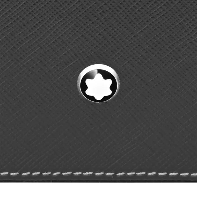 Scatola da scrivania in pelle per tre strumenti di scrittura e un calamaio