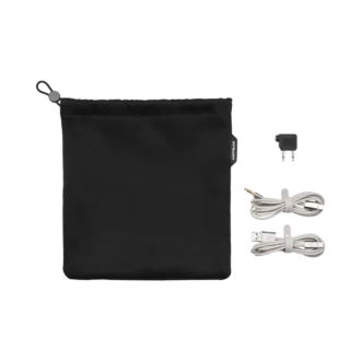 Set da viaggio grigio per cuffie Montblanc MB 01