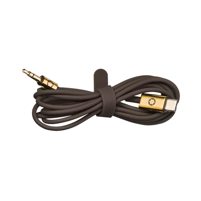 Set da viaggio marrone per cuffie Montblanc MB 01