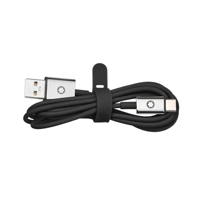 Set da viaggio nero per cuffie Montblanc MB 01