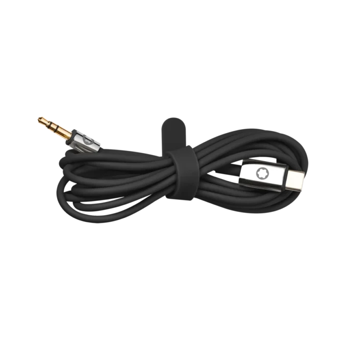 Set da viaggio nero per cuffie Montblanc MB 01