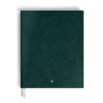 Taccuino grande, pelle Saffiano, verde britannico – Pagine a righe