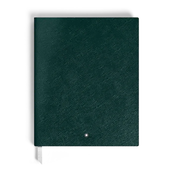 Taccuino grande, pelle Saffiano, verde britannico – Pagine a righe