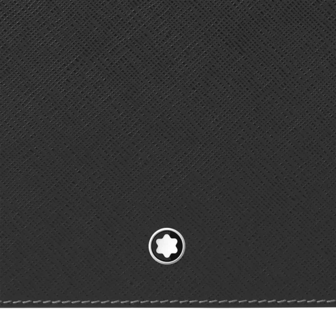 Tappetino da scrivania in pelle nera